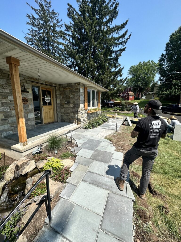 Flagstone Installation