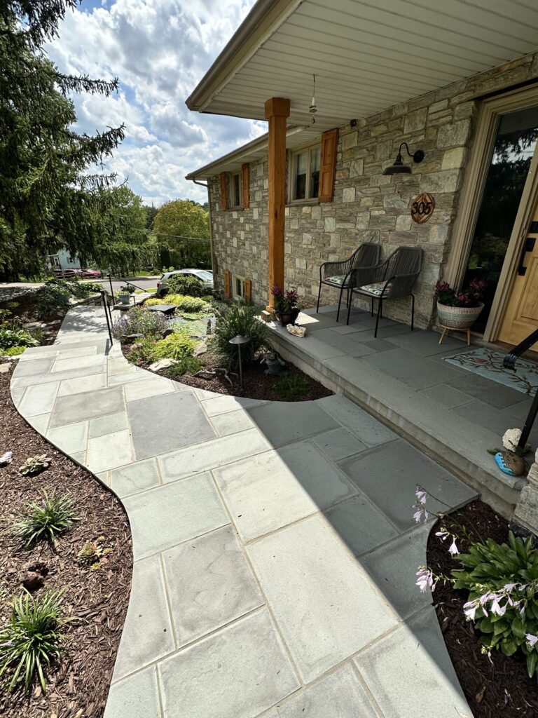 Flagstone Installation