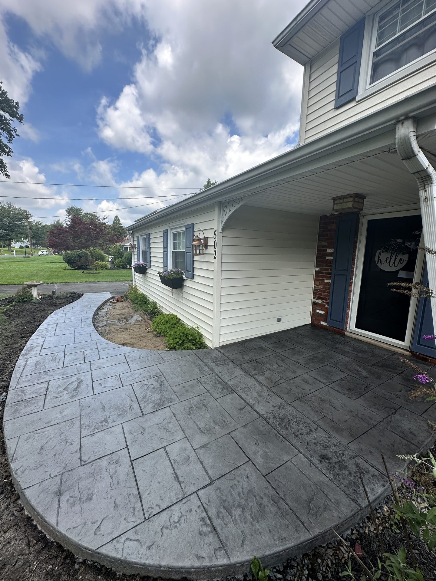 Stamped Concrete in Bedminster, PA